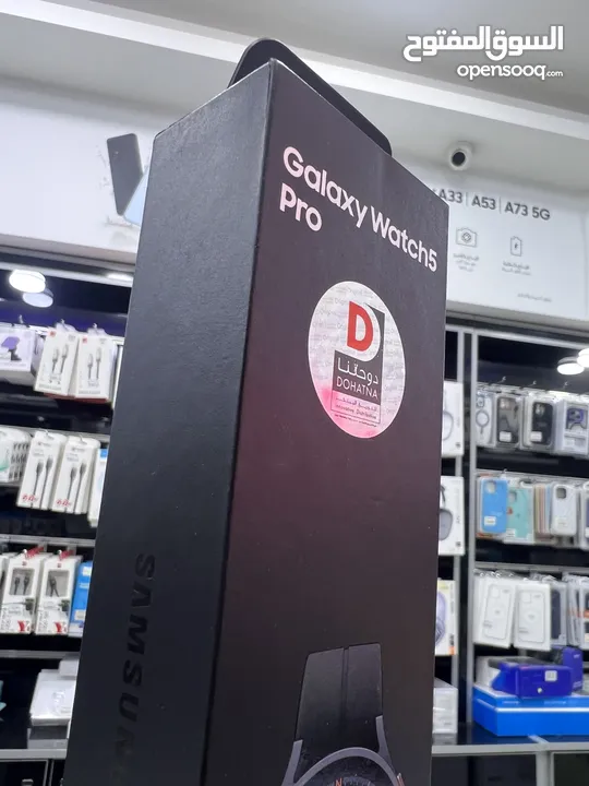 Samsung Galaxy Watch 5 Pro (45mm) ساعة سامسونج الاصلي واتش 5 برو 45مم  كمية محدودة.