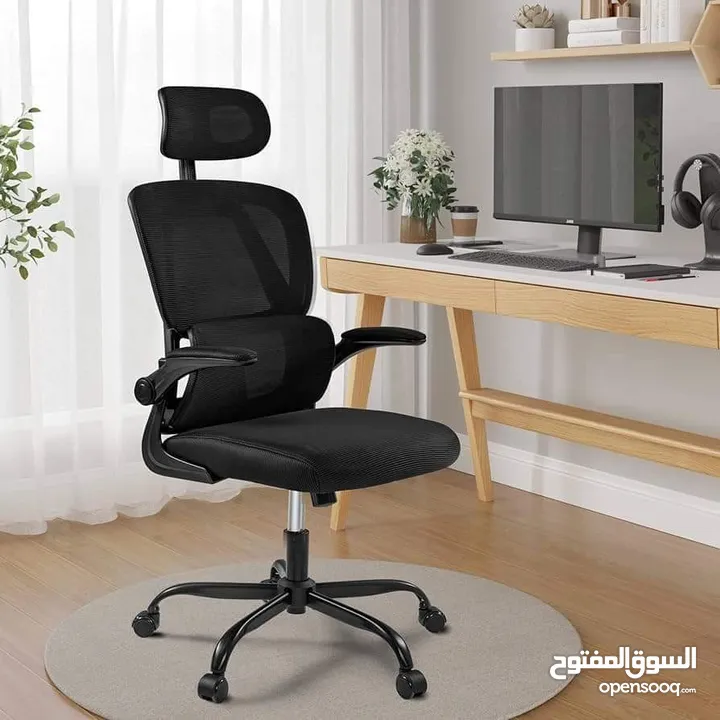 كرسي مكتب مع مسند رأس قابل للتعديل كرسي مميز للشركات و المكاتب