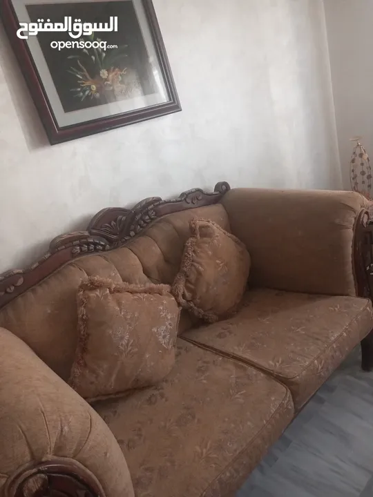 طقم كنب خشب زان