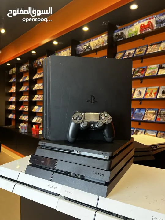 بلايستيشن. بلايستيشن 4. Ps4. Ps4 slim ps4 fat. PlayStation   بلايستيشن للبيع. مضمون سنه