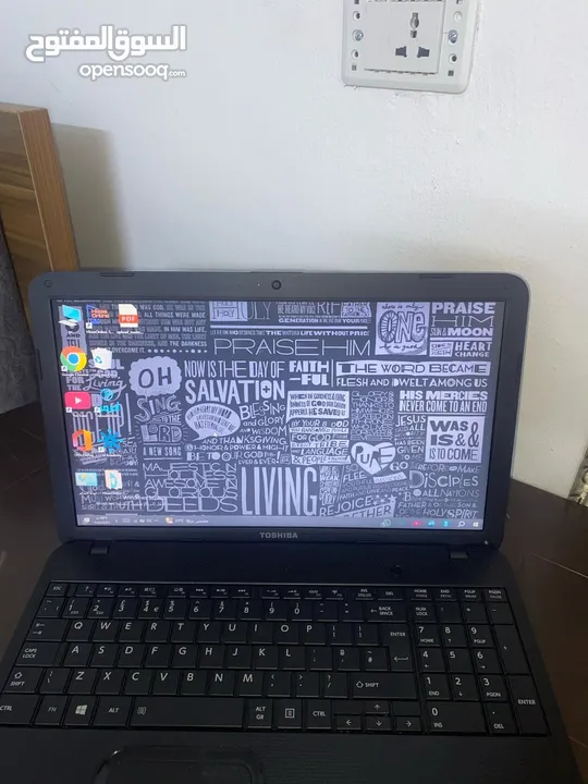 لابتوبToshibac850broمعالج(intel(rالرام6للاستخدام الجامعي وطلاب التوجيهي والألعاب حسب الطلب