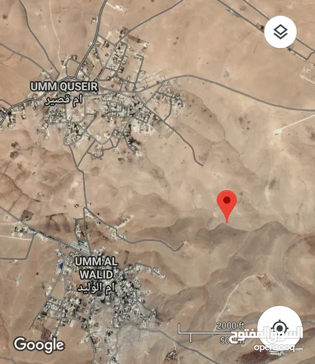 ارض للبيع مساحة 9.8 دونم اراضي جنوب عمان ام الوليد