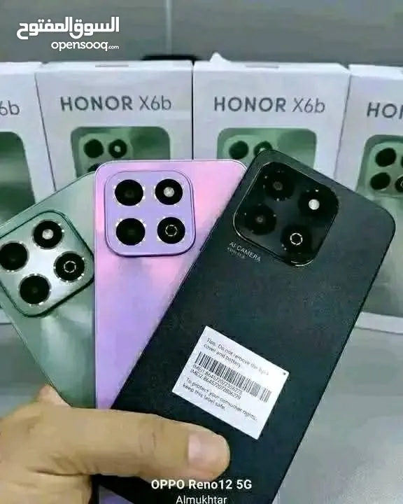 جهاز جديد كفاله سنه  256g 12ram و 128 Honor x6b