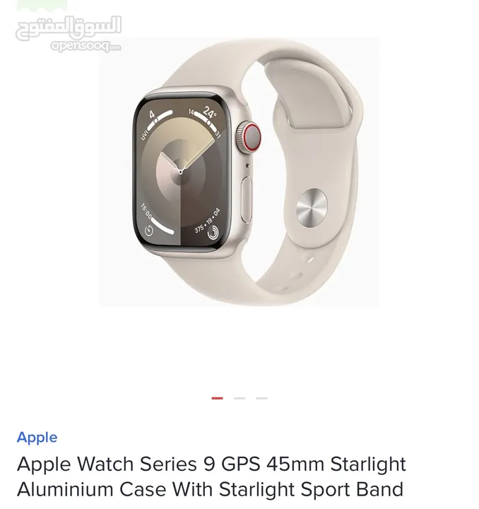 Apple Watch 45mm GPS Series 9 M/L Apple warranty 1 year