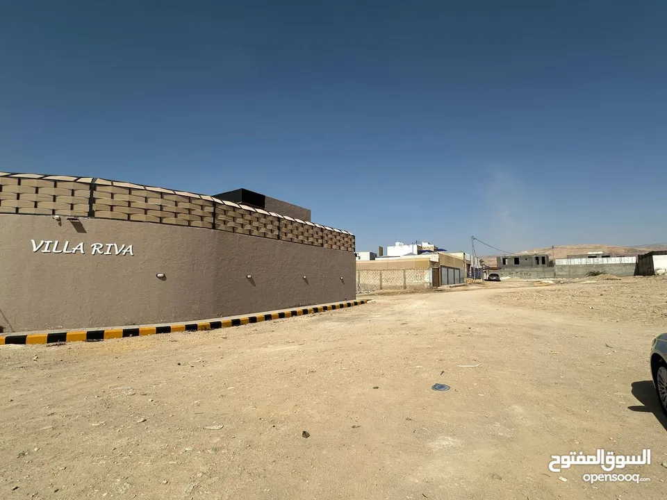 قطعة ارض في الرامة البحر الميت الغور - منطقة شاليهات - مقابل منتجع البحيرة سابقا - متوفر تصميم