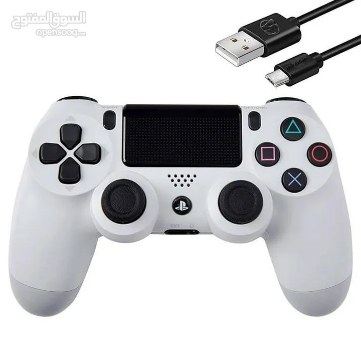 يد بلاستيشن ps4 كوبي ون درجة اولى لاسلكية تعمل بالبلوتوث الشحن عبر كابل USB صنع ياباني