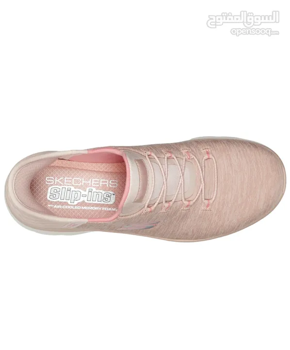 حذاء رياضي نسائي زهري ماركة skechers