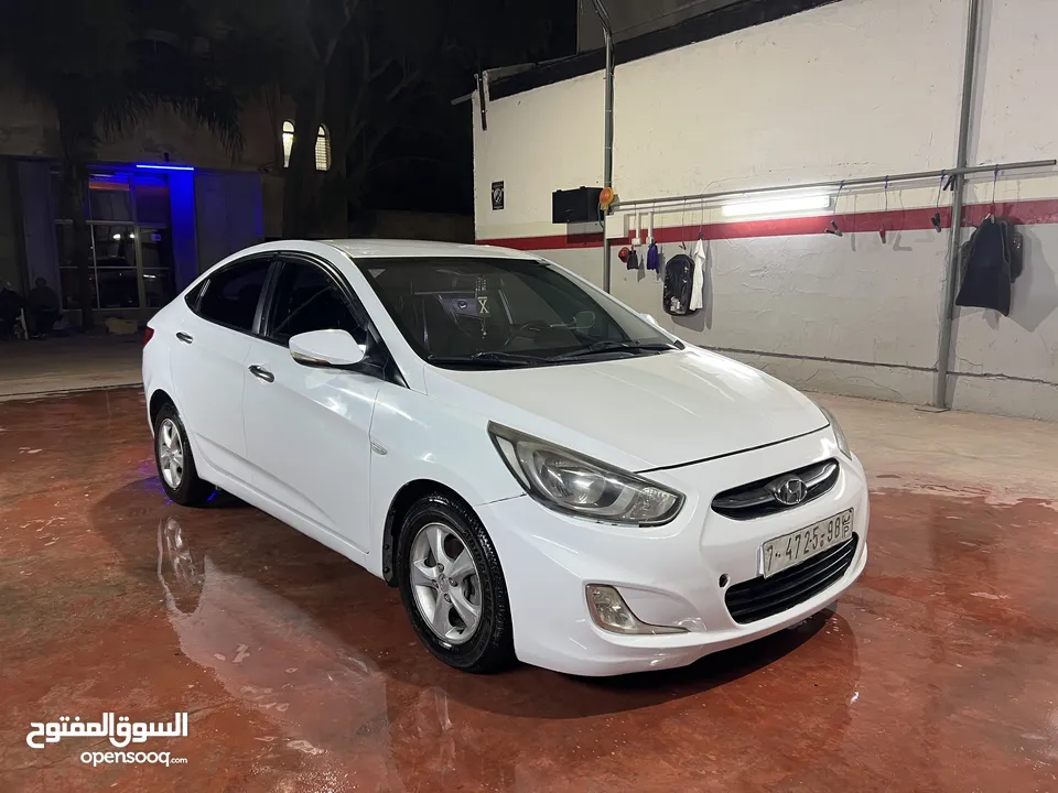 هوندااااي اكسنت 2014 مطور 1600 ديزل جير اتوماتيك اررررربعه غياررررر بسعرررررر 46000 الف كاش فقط