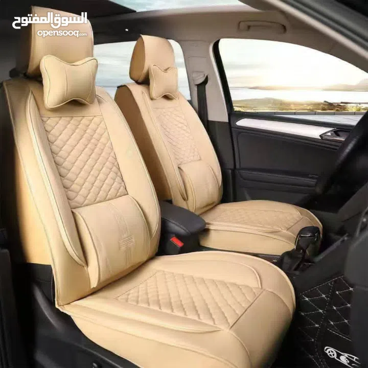 أفضل حماية لمقاعد سيارتك!  طقم فرش متكامل عالي الجودة لجميع السيارات (5 مقاعد).  مقاوم للأوساخ