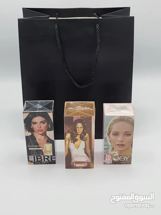 triple sets of perfumes - اطقم ثلاثية من العطور