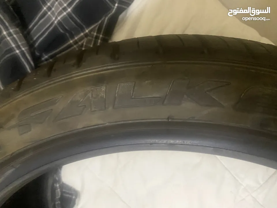 ‏ sale two Falken  tyres 255/40/r18  new year last year 2022 almost new not used for sale 700 aed