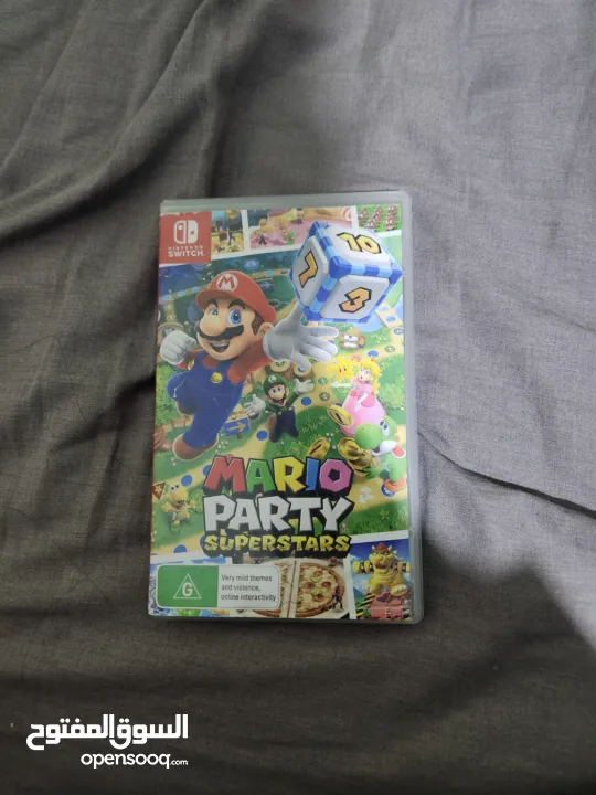 لعبة نينتندو سويتش super Mario party superstarsنينتندو سويتش مع كينترولار