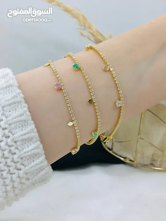 اساور gold plated لا تغير اللون باسعار