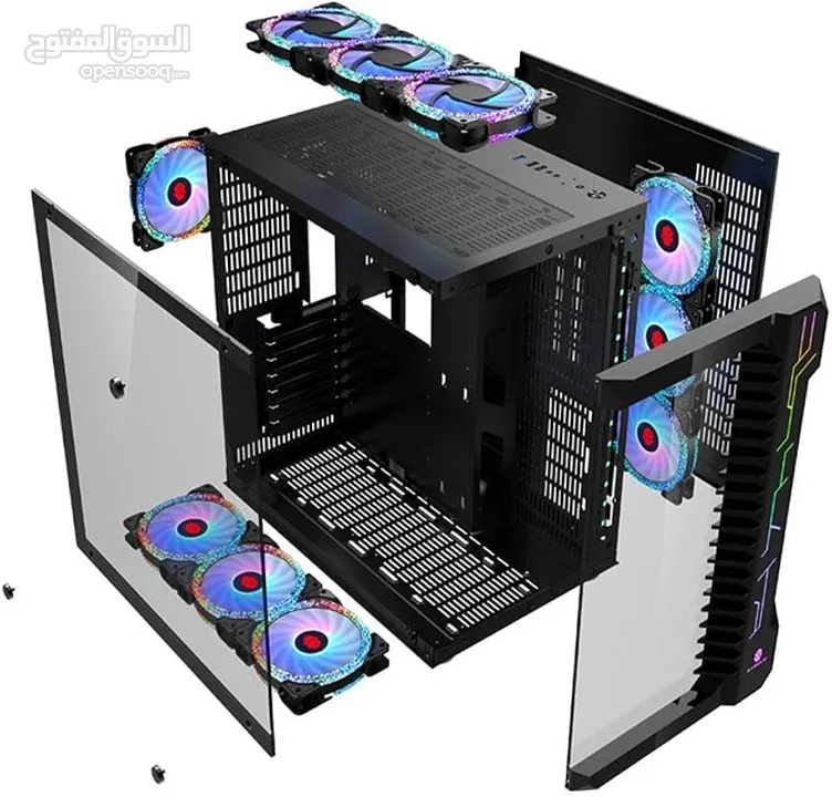 كمبيوتر كيس فقط للبيع PC gamieng قوي جدااا في مواصفات ومميزات وسفاحة