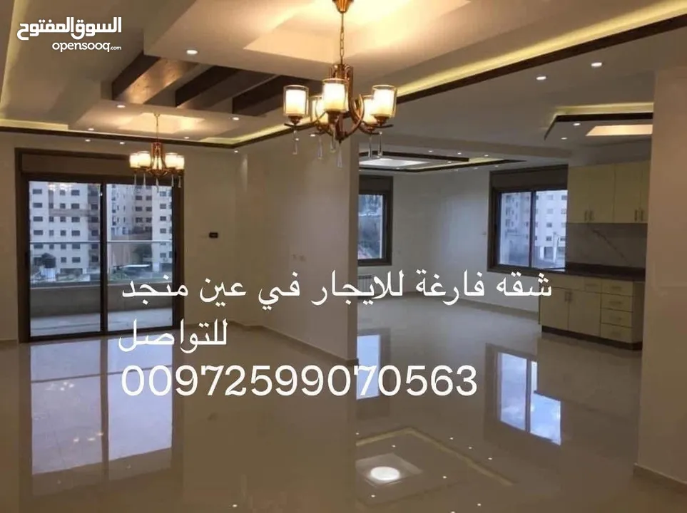 شقه فارغة للايجار في عين منجد