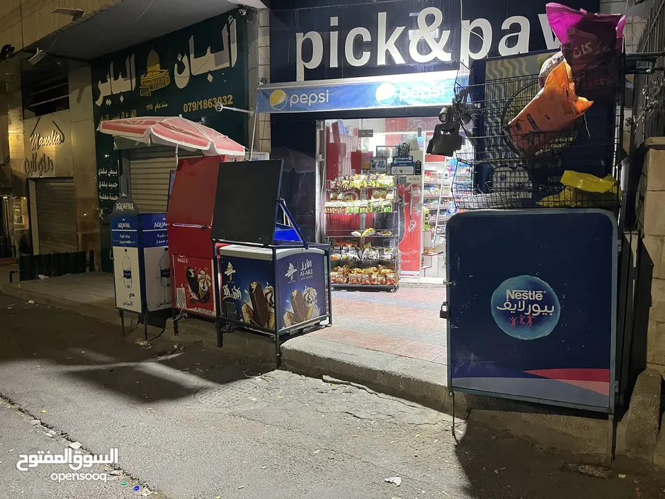 سوبرماركت للبيع خلدا بقرب دوار السكر