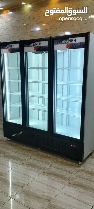 ثلاجة عفانة كبيره ثلاث ابواب جديدة غير مستعمله 2025