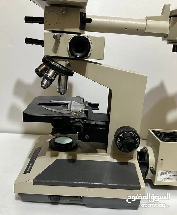 مجهر اوليمبوس متعدد الاستعمالات olympus microscope BH2 مستعمل بحالة ممتازة و سعر الأفضل في الأردن