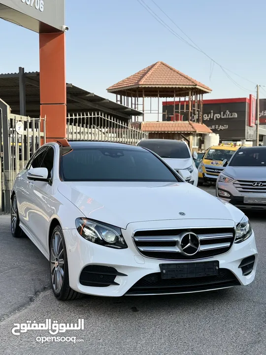 مرسيدس E350 2020 AMG فحص كامل فل اضافات اعلى صنف وارد المانيا ممشى قليل بحالة الوكالة