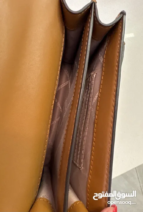 Jade large logo and leather cross body bag