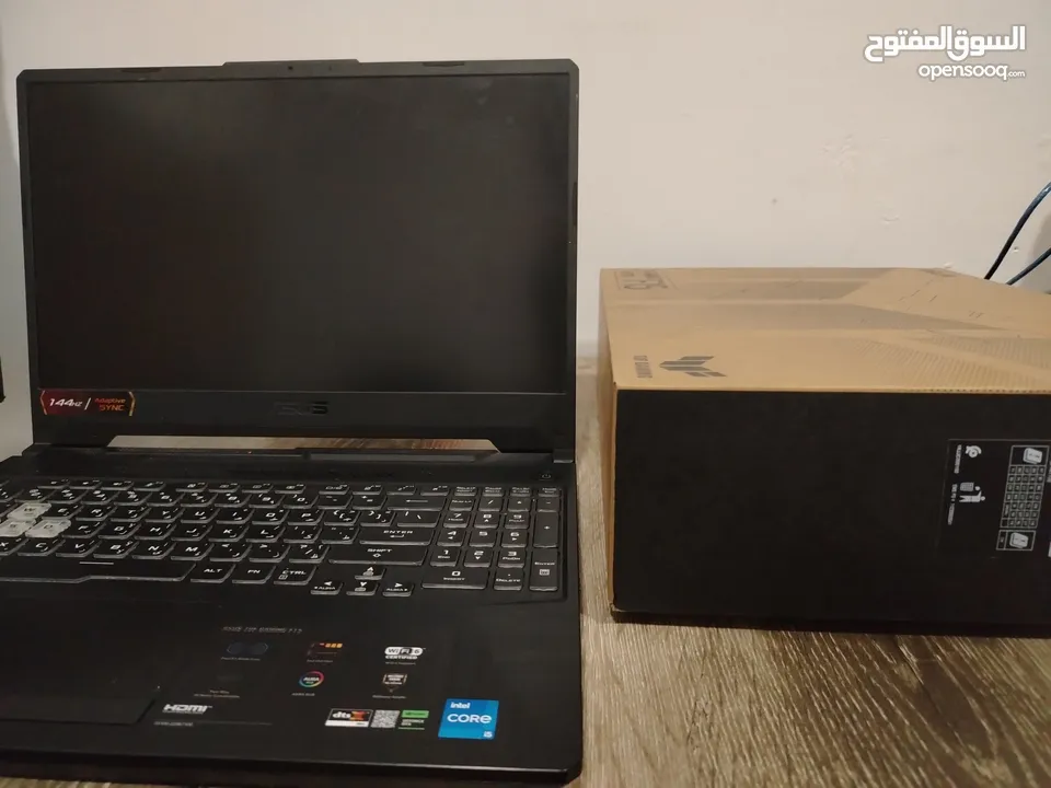 لاب توب ASUS Gaming TUF 15 Gaming  للبيع بحالة ممتازة والتوصيل لجميع انحاء الاردن