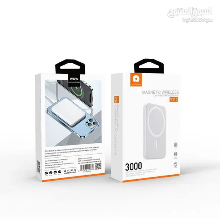 Magnetic Wireless power bank WUW-Y115
