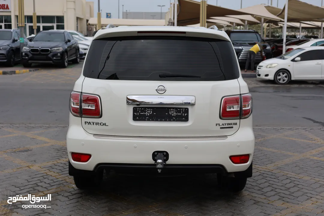 Nissan Patrol 2015 Gcc Platinum 5.6 نيسان باترول 2015 خليجي بلاتينوم مكينه كبيره