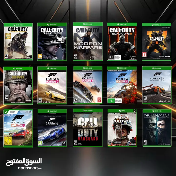 Xbox Game Cd’s for series x & one x/s  أقراص ألعاب لاجهزه إكس بوكس سيريس & ون