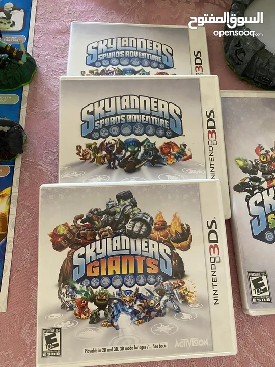 سكاي لاندر للنينتيندو وي....طقم كامل مع الCD Skylanders for Wii and 3DS Nintendo