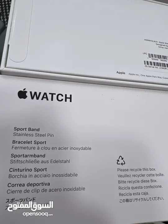 Apple Watch Series 10 (42mm) ساعة ابل الجديدة كليا من ايفون متوفرة باللونين الاسود و الروز جولد