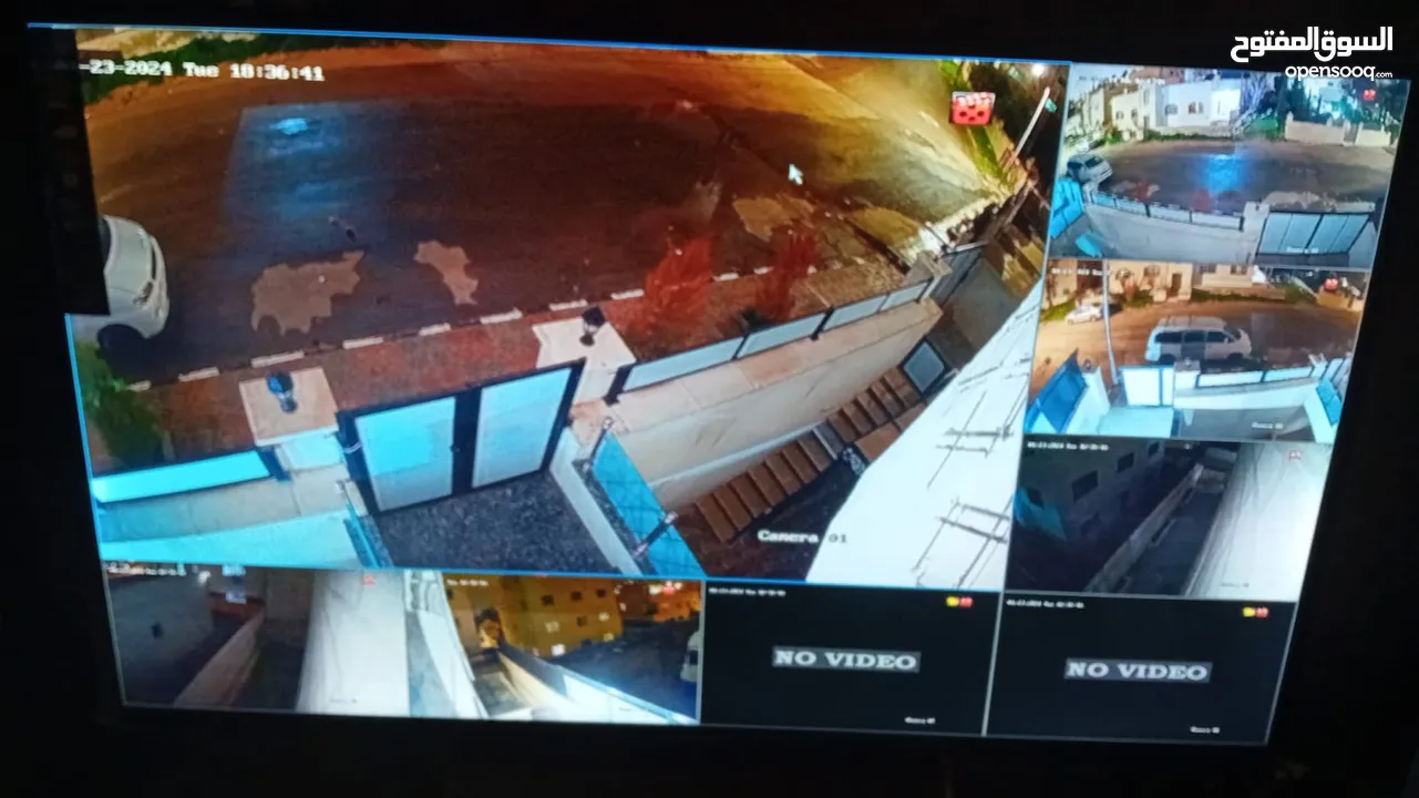4 كاميرات مراقبه 4 ميجا بيكسل ليلي نهاري  Hikvision اقل سعر بالمملكه وأفضل خدمة VIP