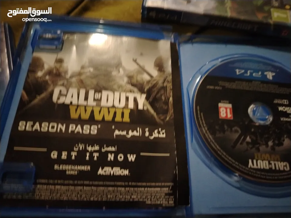 سيديات ps4 and ps5 للبيع سيدي red dead redemptiion 2 /blacl ops 6 world war war2