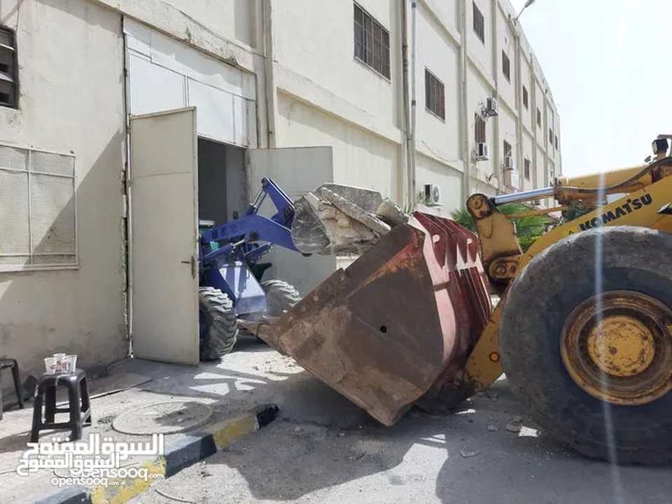 مداحل و جرافات لإيجار جرافه مدحله صغيره