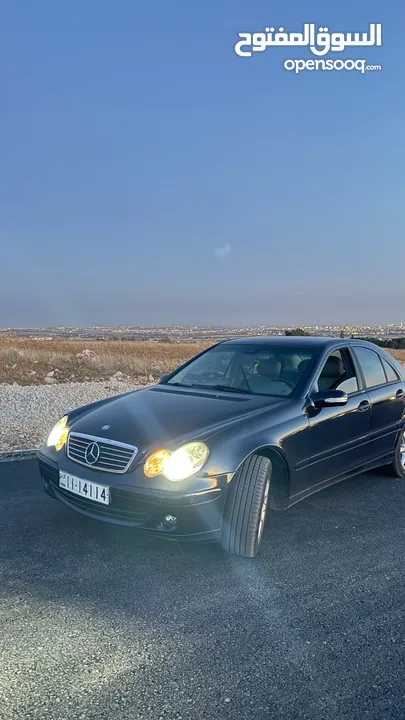 مرسيدس c200 2007 komperossr لون كحلي