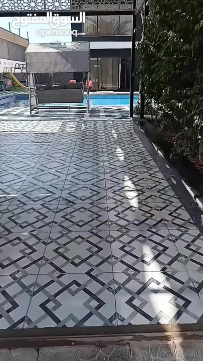 شاليه البحر الميت اول الراما جديد وفخم ومميز للايجار اليومي اوشهري او سنوي