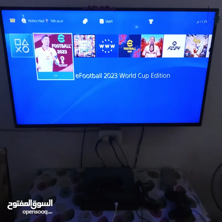 جهاز بلايستيشن فور مع شاشه قياس 42 بوصه