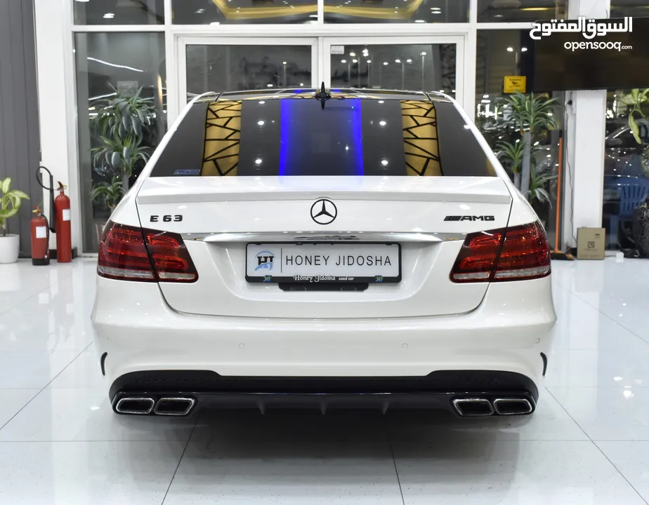 Mercedes Benz E63 AMG ( 2014 Model ) in White Color Japanese Specs