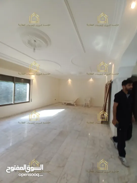 شقة طابقية - دابوق - 4نوم - 350م - ارضية - ترس - مدخل مستقل - قرب الخدمات -