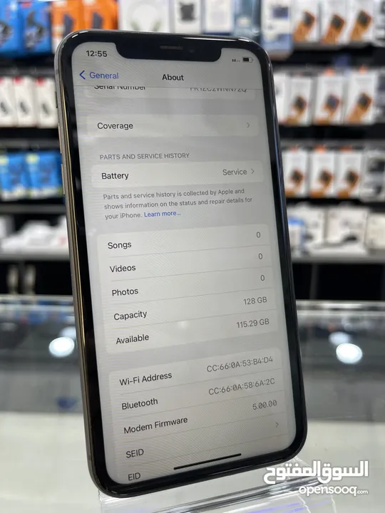‏iPhone 11 (128 GB) ايفون 11 مستعمل بحالة الوكالة مش مفتوح او مصلح نهائياً  كفالة محل على الجهاز