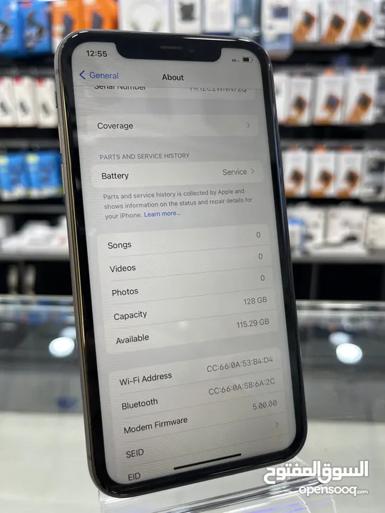 ‏iPhone 11 (128 GB) ايفون 11 مستعمل بحالة الوكالة  بطارية اصلي