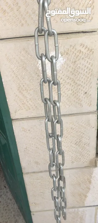 مرجيحة تعليق بالسقف الحجم الكبير كتان مع جنزير ثقيل طوله 150 سم للتعليق قطرها 80 سم للبيع