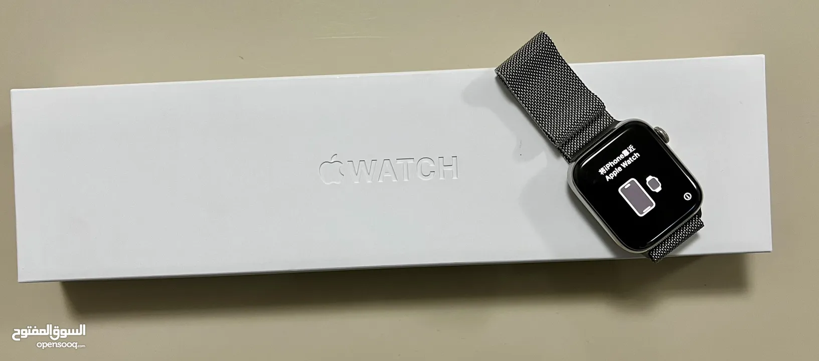 Apple Watch Series 6 44mm Silver Stainless Sil Mil Lp CEL Cellular