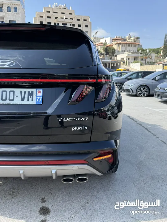 هونداي توسان NLine ترخيص 2022 محرك 1600 هايبرد plug in/يقطع على الشحنه 65 كيلو متر