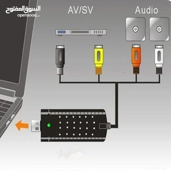 EasyCAP USB 2.0 Video Adapter With Audio (DGI MART) .Video Capture