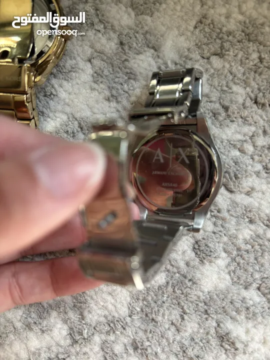 Michael Kors and Armani Exchange Women’s watches. Used but in good condition.