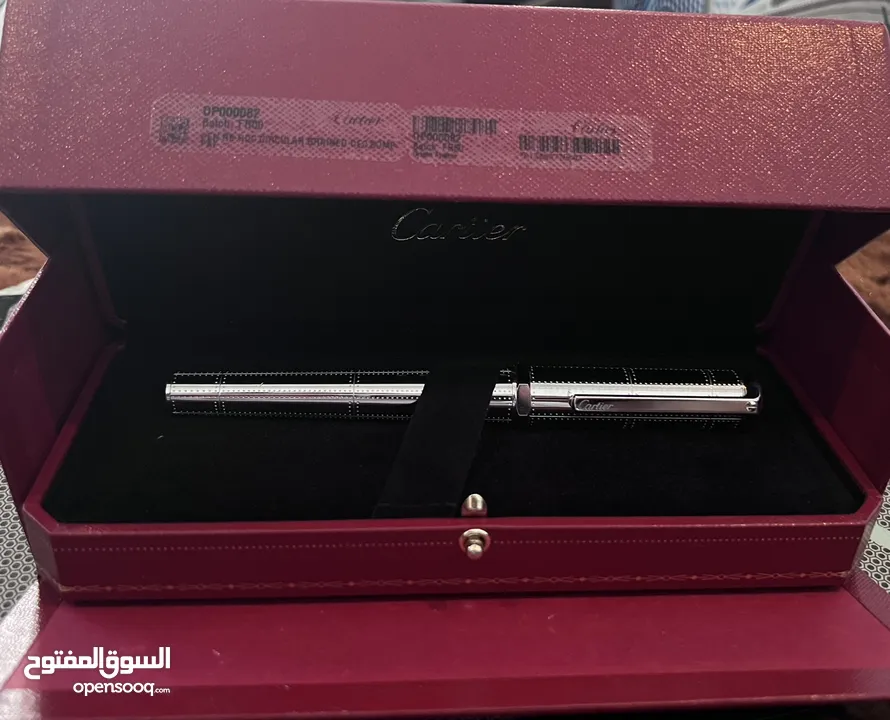 2 x Cartier Real, Genuine Pens. 1 x Silver & 1 Black & Gold Ballpoint Screw-tops - FROM US NYC