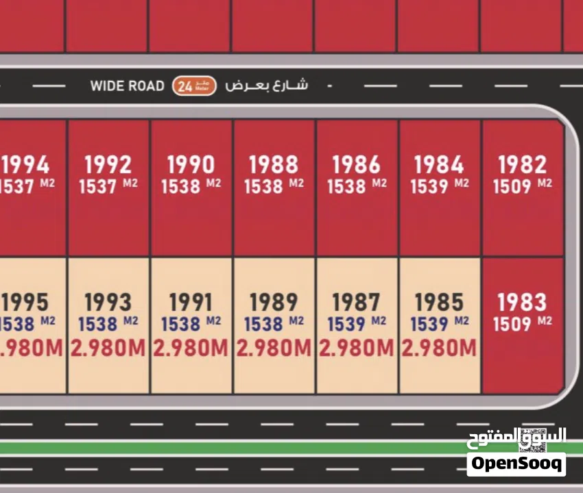 * Mفرصة استثمارية ارض صناعية تجارية للبيع بمقدم 50% بالشارقة - 16560 قدم - تملك حر لجميع الجنسيات