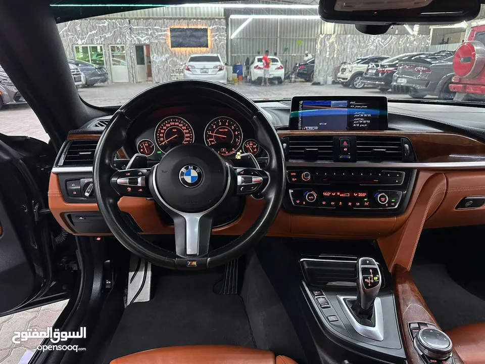 BMW 435i 2015 Coupe GCC Top option One owner no accident in excellent condition