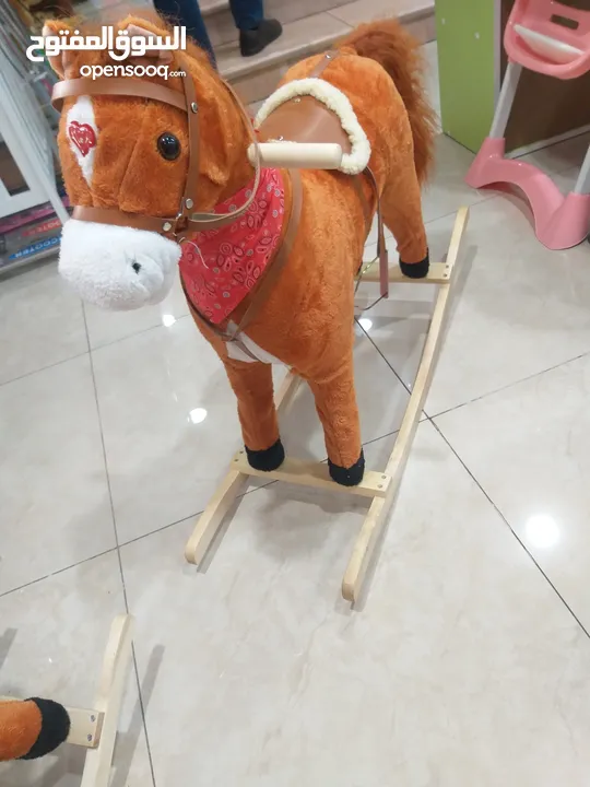 حصان هزاز خشب جديد : ألعاب أطفال جديد : عمان ضاحية الرشيد (230999200)