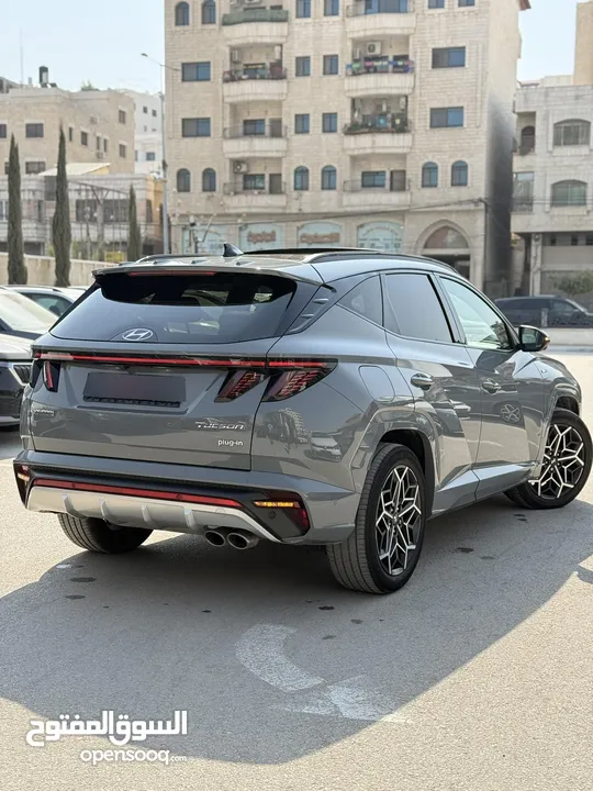 هونداي توسان NLine ترخيص 2022 محرك 1600 هايبرد plug in/يقطع على الشحنه 65 كيلو متر  271 حصان